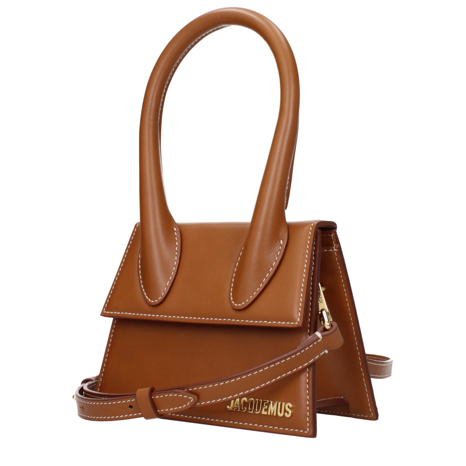 Jacquemus Brown Leather Handbags