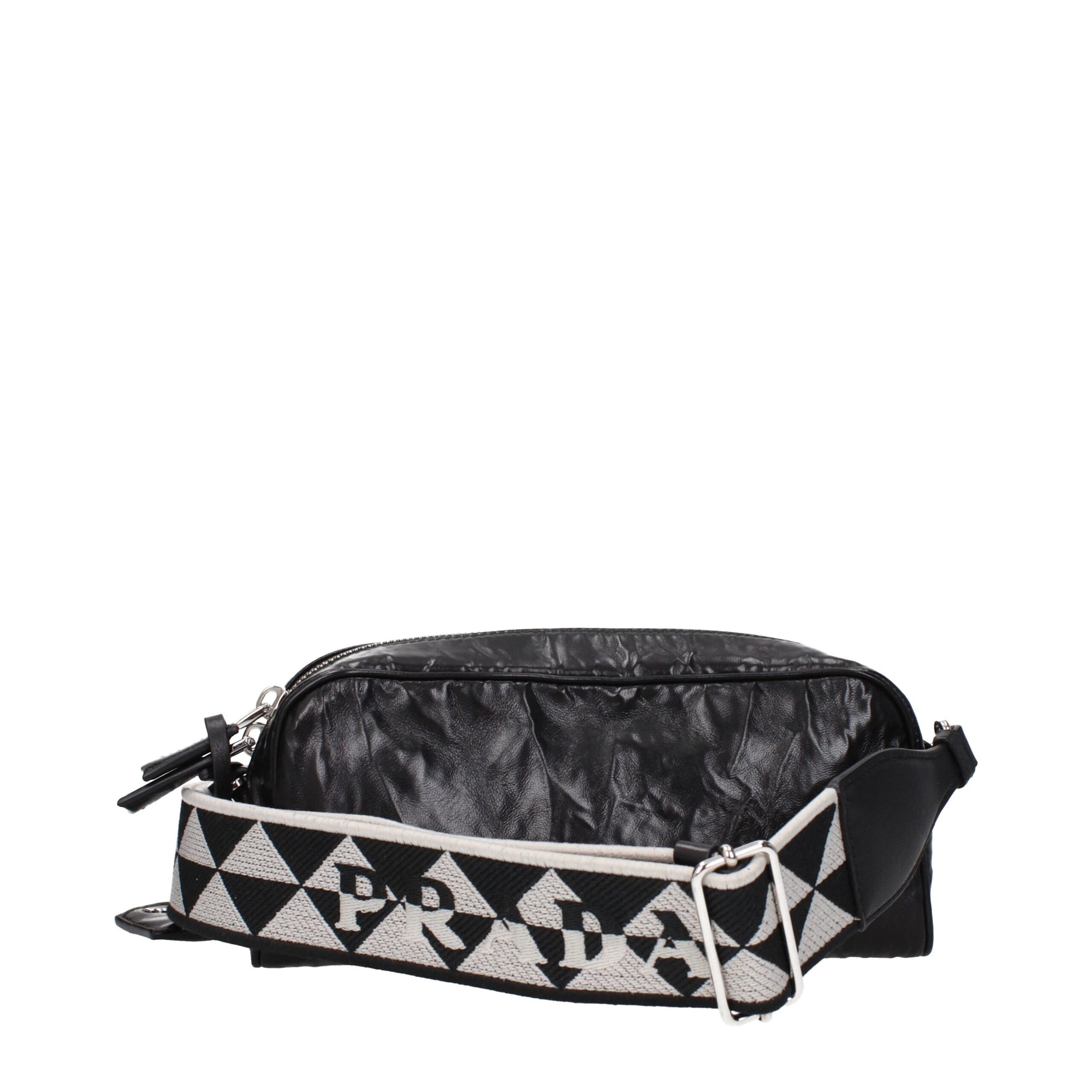 Prada Black Leather Crossbody Bags