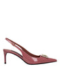 Dolce & Gabbana Pink Leather High Heel Pumps