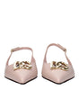 Dolce & Gabbana Pink Leather Ballet Flats