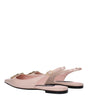 Dolce & Gabbana Pink Leather Ballet Flats
