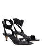 Sandales plates en cuir noir Isabel Marant