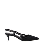 Escarpins à talons mi-hauts en tissu noir Isabel Marant