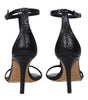 Sandales à talons aiguilles en cuir noir Isabel Marant