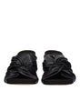Stella McCartney Black Leather Stiletto Heels Sandals