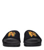 Palm Angels Black Fabric Slippers Sandals