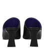 Stella McCartney Black Leather Stiletto Heels Sandals