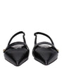 Max Mara Black Leather Ballet Flats