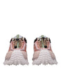 Moncler Pink Leather Athletic Sneakers