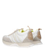 Moncler Beige Fabric Low Tops
