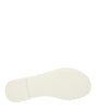 Moncler White Cotton Slippers Sandals