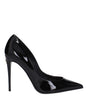 Broche en cuir noir Dolce &amp; Gabbana