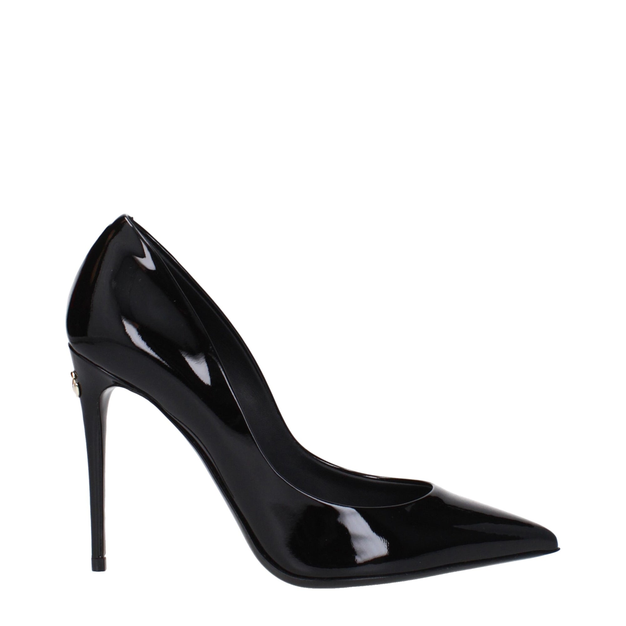 Broche en cuir noir Dolce &amp; Gabbana
