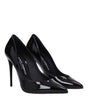 Broche en cuir noir Dolce &amp; Gabbana