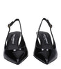 Dolce & Gabbana Black Leather High Heel Pumps