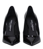 Broche en cuir noir Dolce &amp; Gabbana