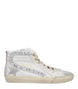 Golden Goose White Leather High Tops