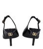Dolce & Gabbana Black Leather High Heel Pumps