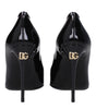 Broche en cuir noir Dolce &amp; Gabbana