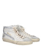 Golden Goose White Leather High Tops