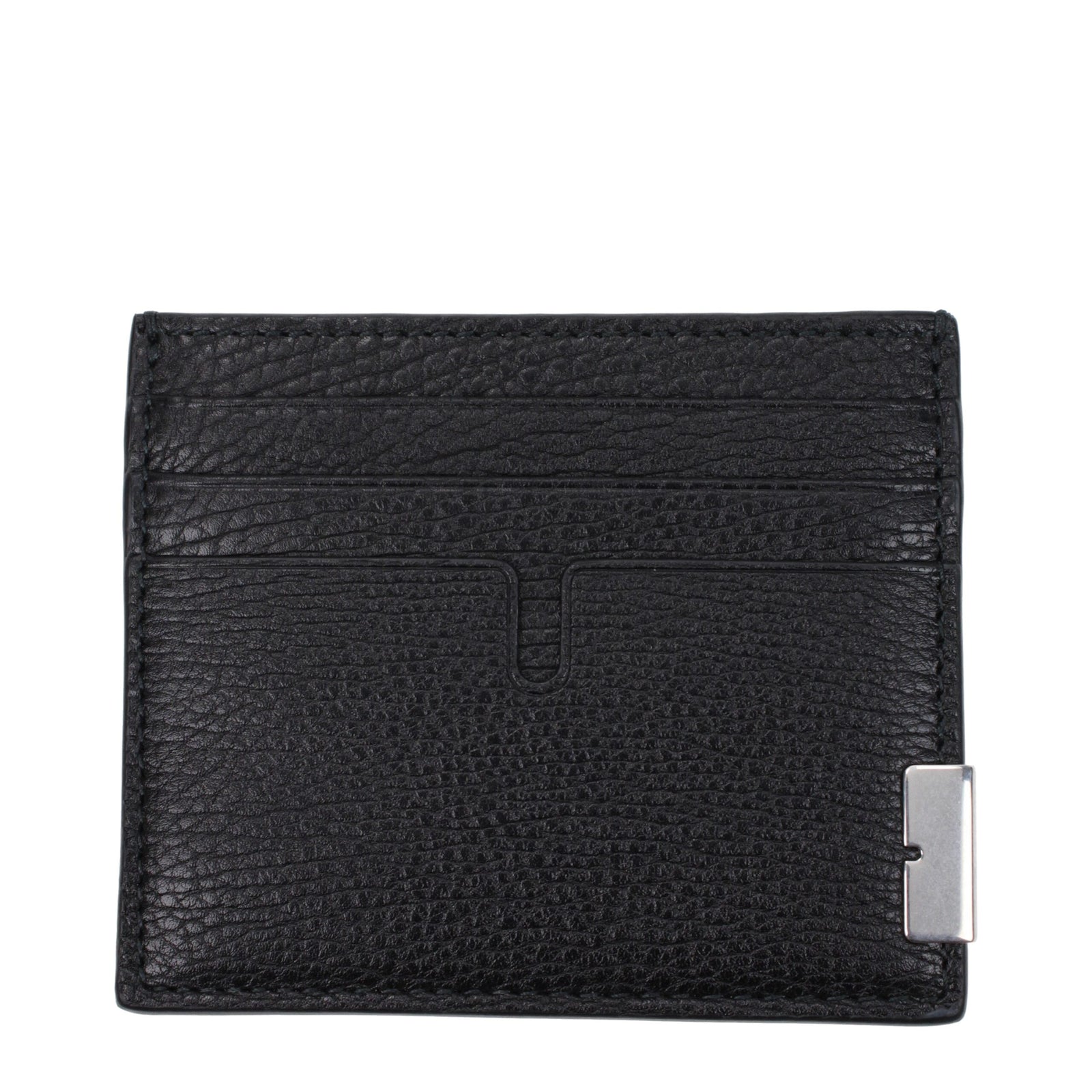 Porte-cartes Burberry en cuir noir