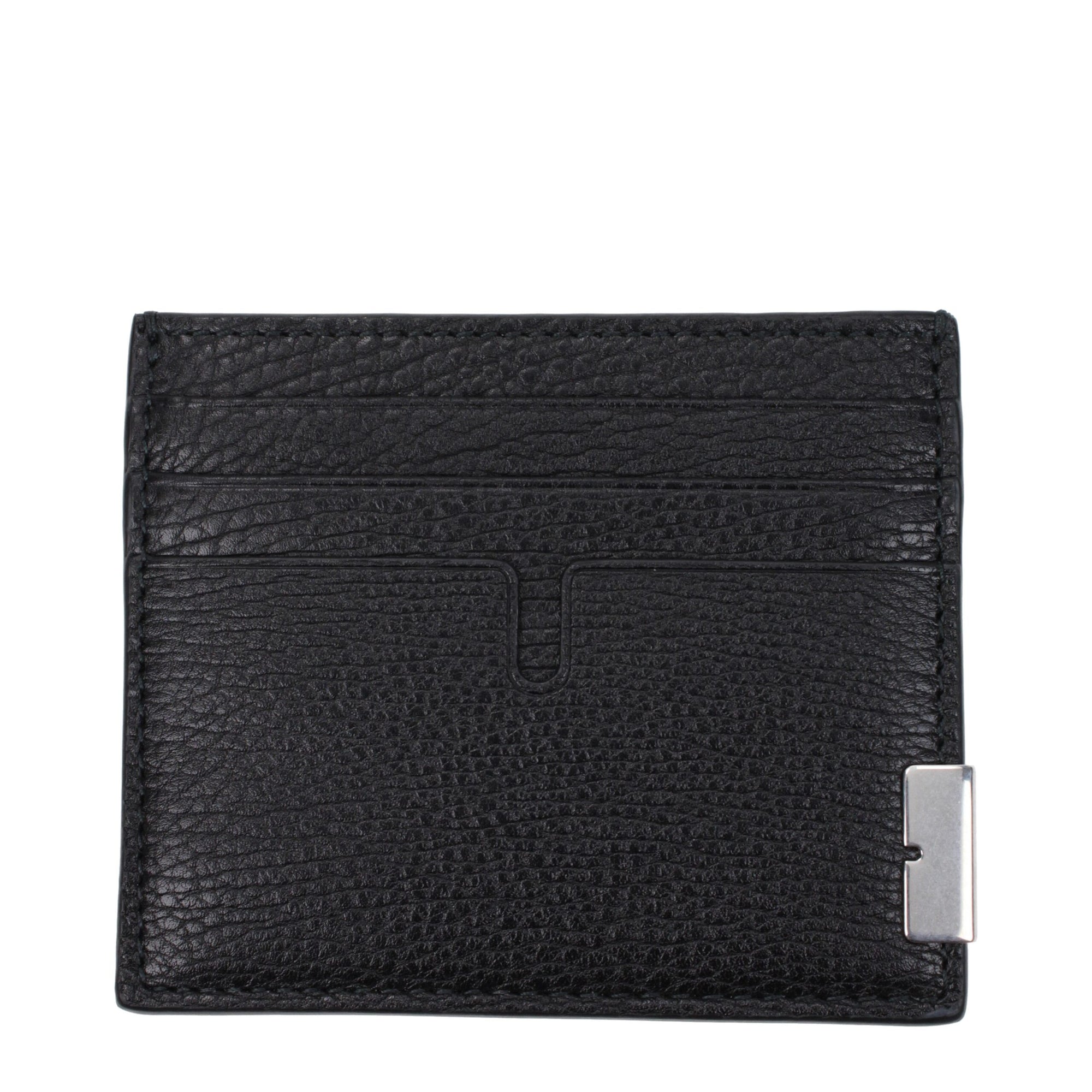 Porte-cartes Burberry en cuir noir