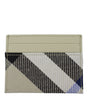 Porte-cartes Burberry en tissu vert