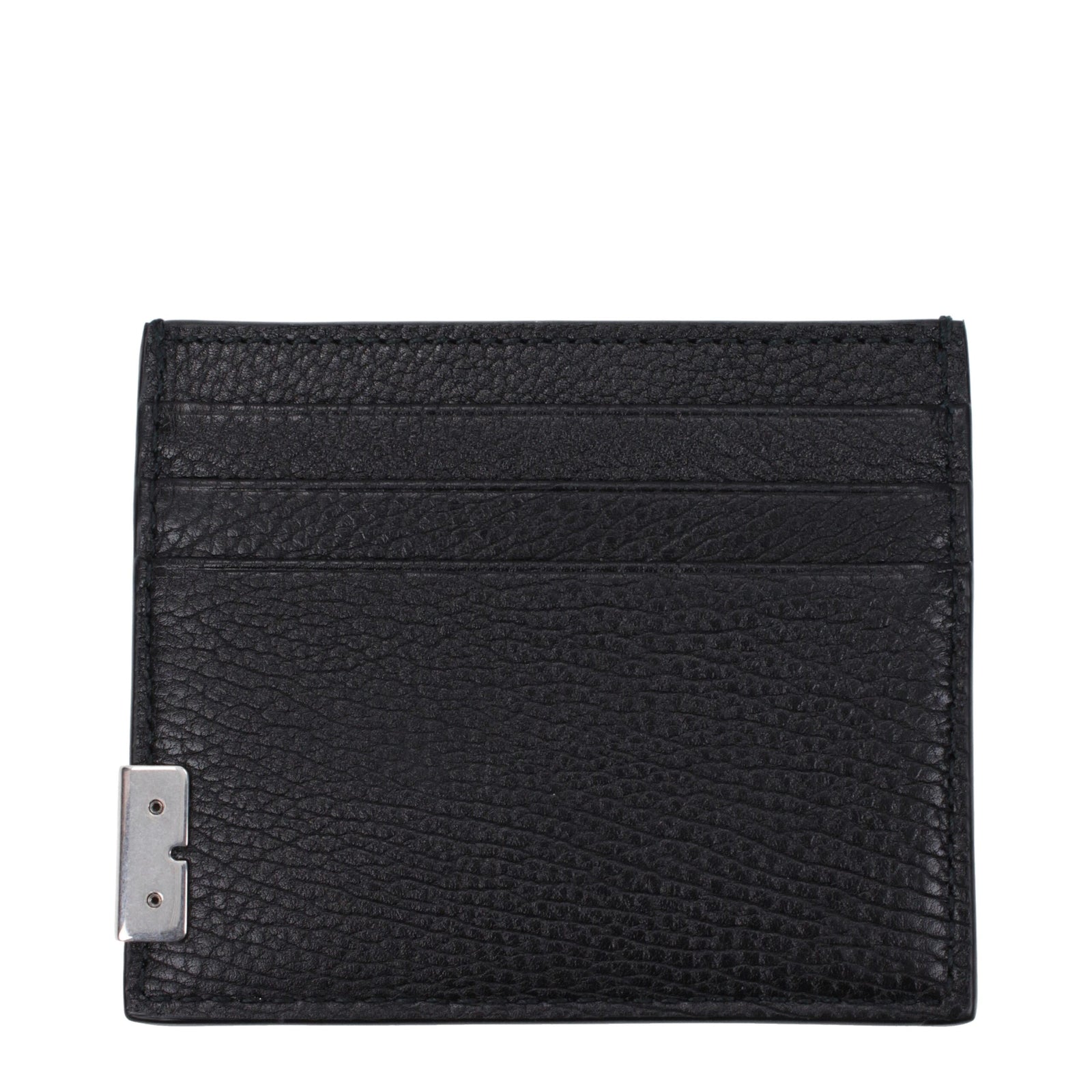 Porte-cartes Burberry en cuir noir