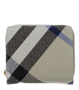Portefeuilles en tissu beige Burberry
