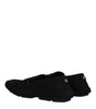 Dolce & Gabbana Black Leather Slip-On Loafers