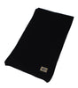 Dolce & Gabbana Black Cashmere Scarf