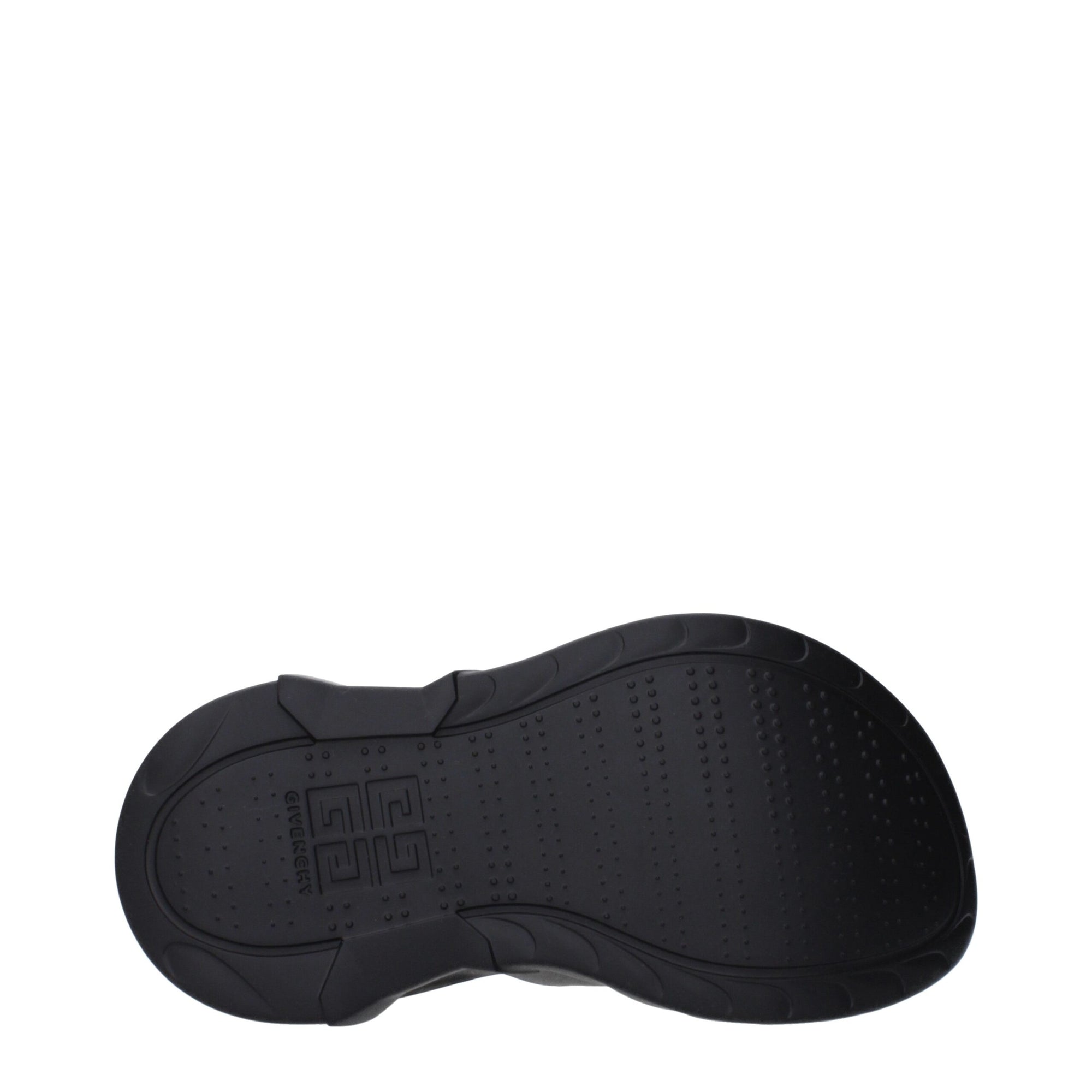 Sandales chaussons en coton noir Givenchy