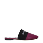 Givenchy Purple Leather Slippers Sandals