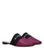 Givenchy Purple Leather Slippers Sandals