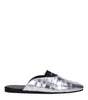 Givenchy Gray Leather Slippers Sandals