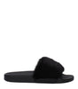 Sandales chaussons en coton noir Givenchy
