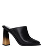 Givenchy Black Leather Mules