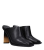 Givenchy Black Leather Mules