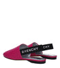 Sandales plates en cuir rose Givenchy
