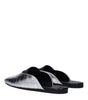 Givenchy Gray Leather Slippers Sandals
