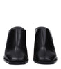 Givenchy Black Leather Mules
