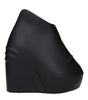 Givenchy Black Cotton Wedges Sandals