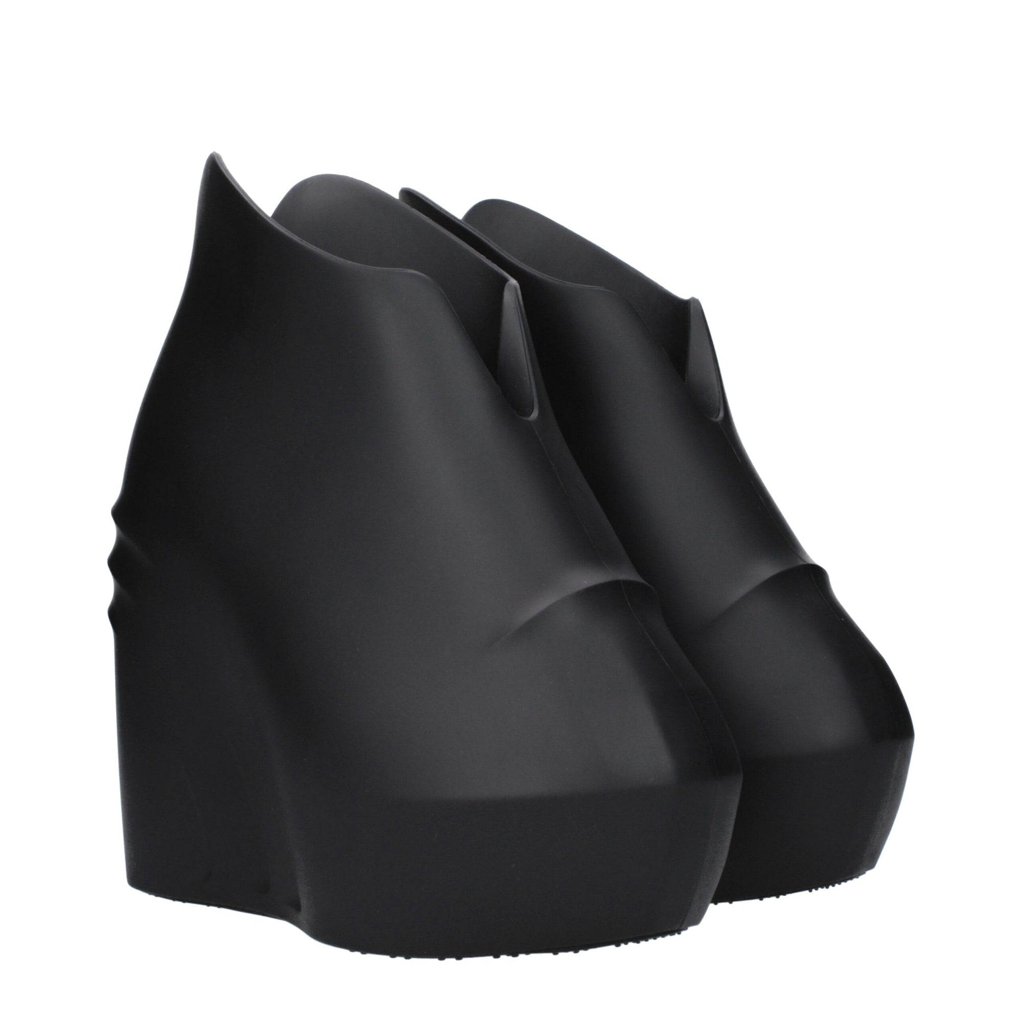 Givenchy Black Cotton Wedges Sandals