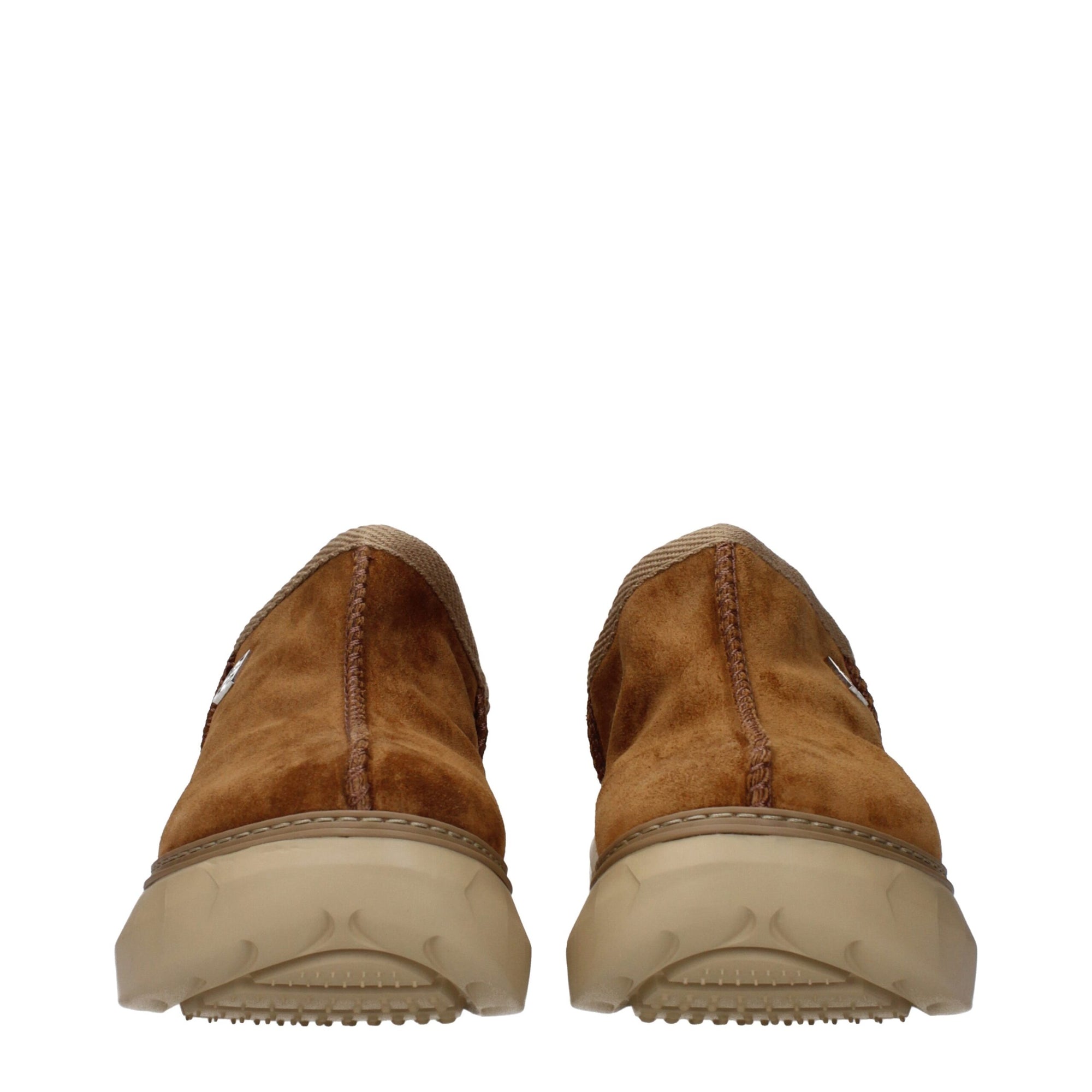 Sandales chaussons en cuir marron Givenchy