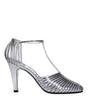 Givenchy Gray Leather Stiletto Heels Sandals