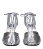 Givenchy Gray Leather Stiletto Heels Sandals