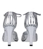 Givenchy Gray Leather Stiletto Heels Sandals