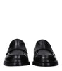 Dolce & Gabbana Black Leather Slip-On Loafers