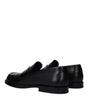 Dolce & Gabbana Black Leather Slip-On Loafers