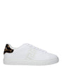 Versace White Leather Low Tops